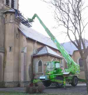 Travaux en nacelle