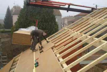 Pose panneaux fibre de bois pare-pluie en Meurthe et Moselle